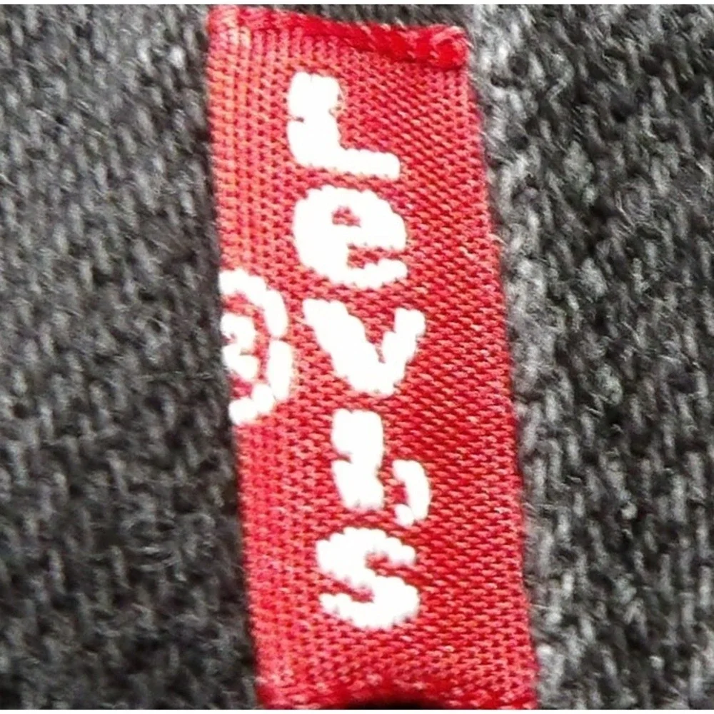 Levi's 501 Original Fit Straight Leg Button Fly Stretch Men W40xL32 Black Jeans